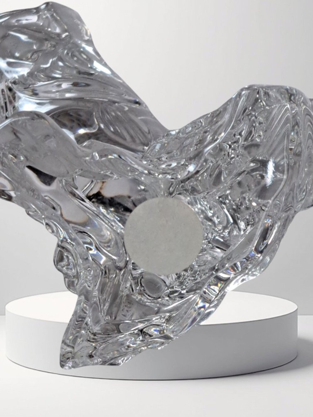 Wonders of the Wild Princess House Lead Crystal Leaping Bass Fish Sculpture - Picture 8 of 16